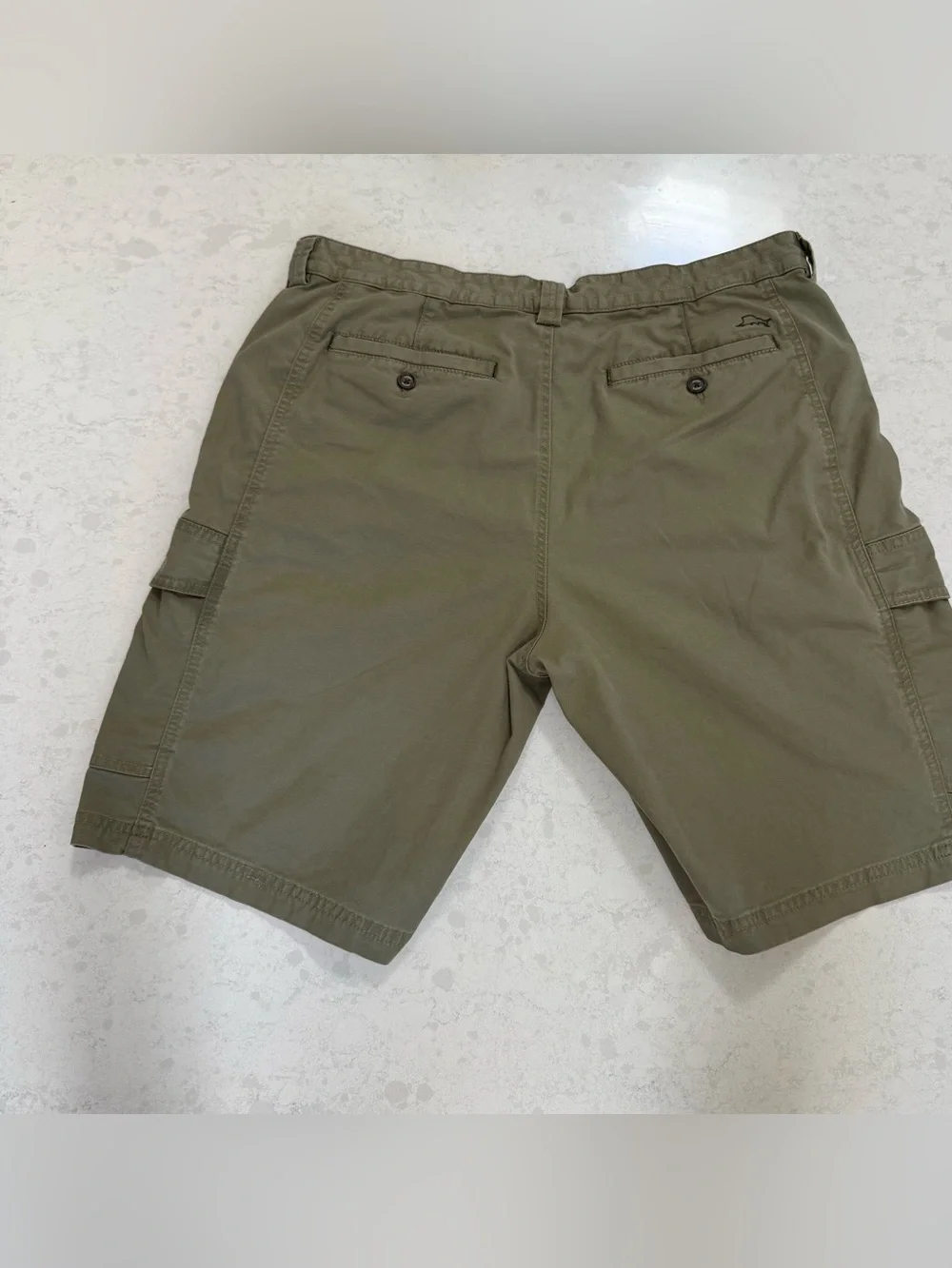 Tommy Bahama 35 - 10” Olive/Dark Khaki Men’s Cargo Shorts